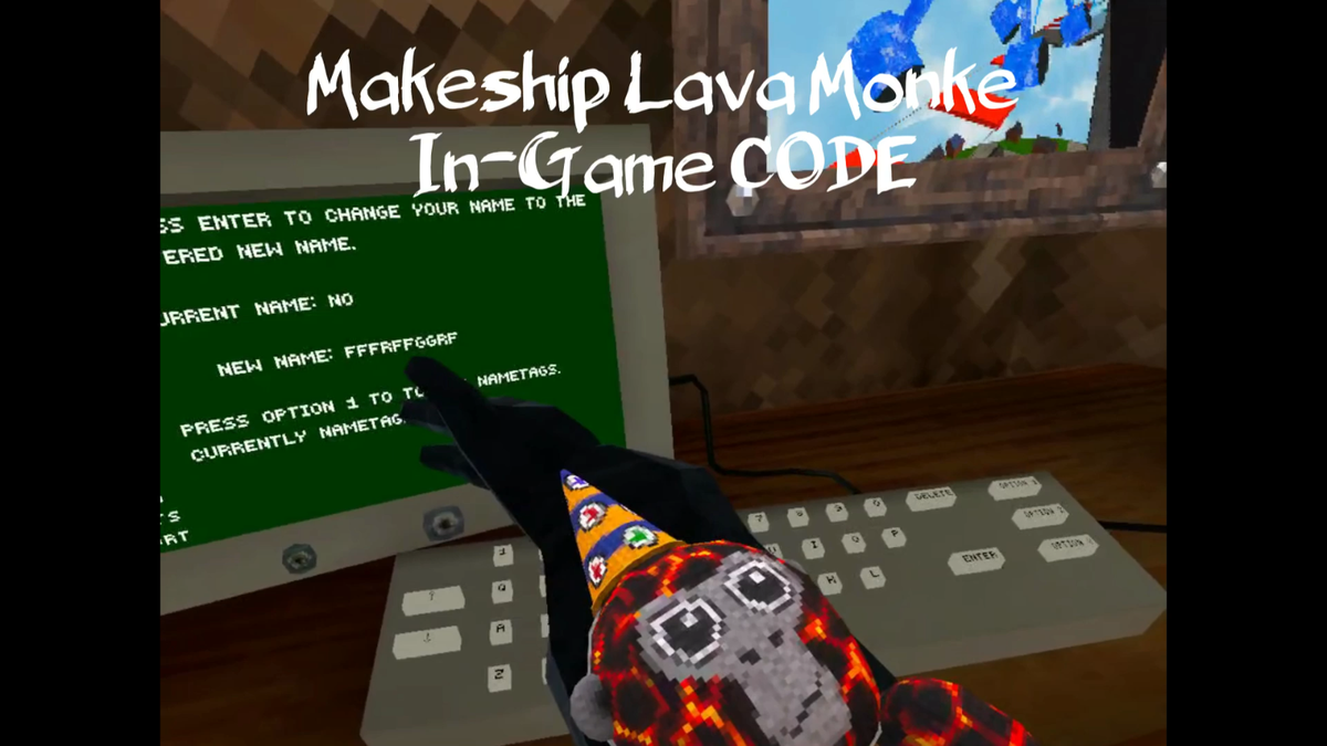IN-GAME CODE ONLY Makeship GORILLA TAG Monke Tagged Birthday Plush