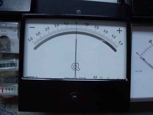 ELEKTRONIK BAUTEILE*KONVOLUT*MEHRERE ANALOG ANZEIGE*BASTLER*HANDWERKER*DDR - Bild 5 von 9