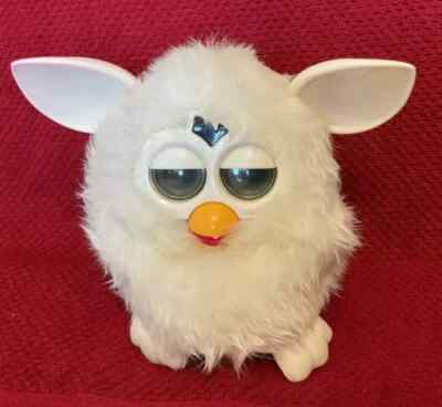 Hasbro Furby 2012 Snowball White Rare Collectible Interactive Toy