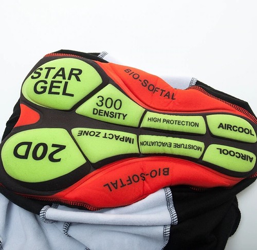 Tuta Ciclismo UAE XRG 2025 abbigliamento MTB completo divisa Gel 20 D - Foto 5 di 5