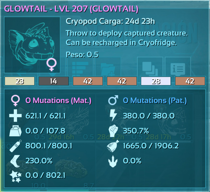 what's glow tail mutation?