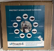 [New] Proactive Medical Protekt Foam Wheelchair Back Cushion 18x17