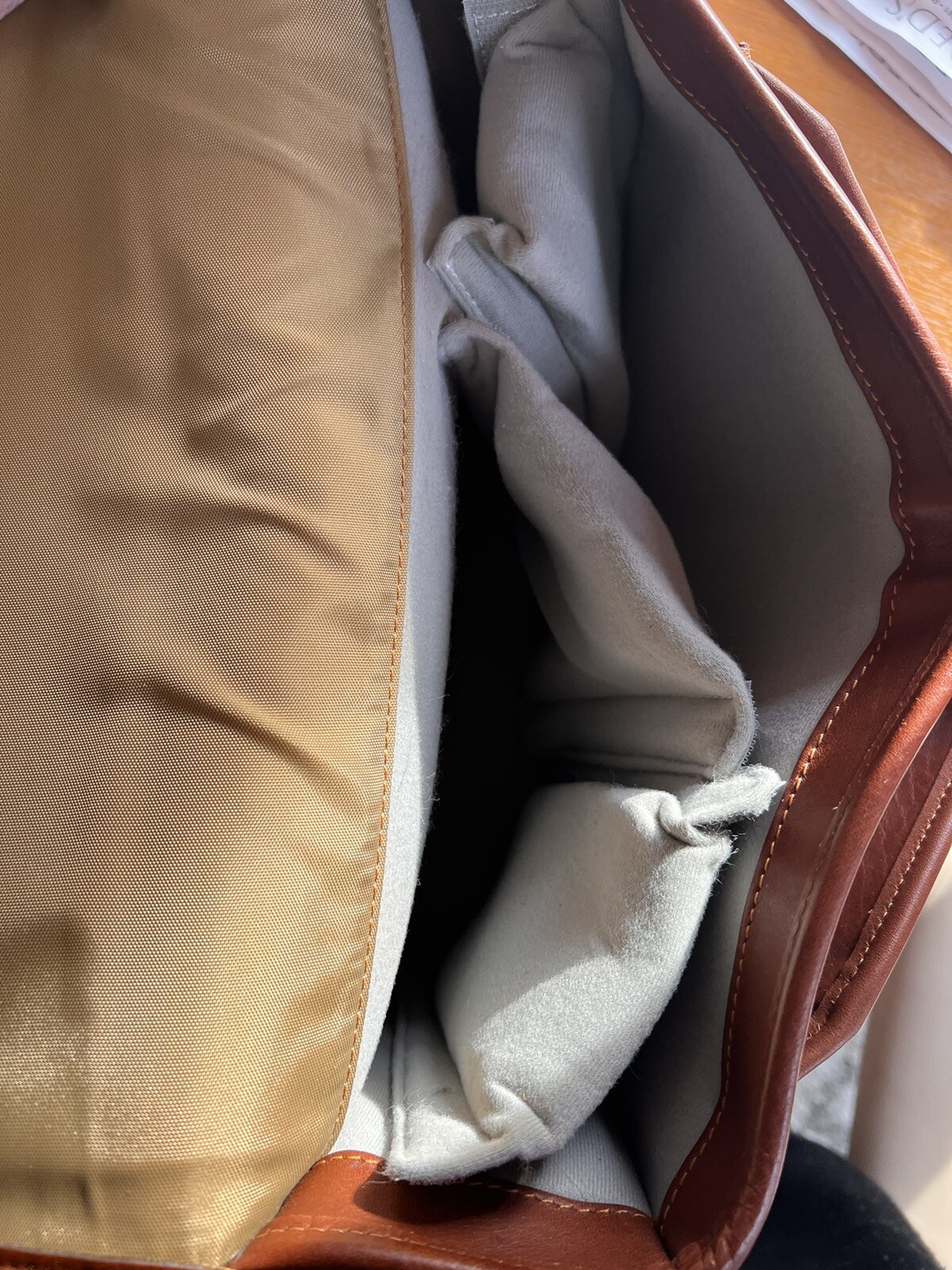 ONA Brooklyn Leather Camera Or Messenger Bag; Cognac Brown; Never Been Used