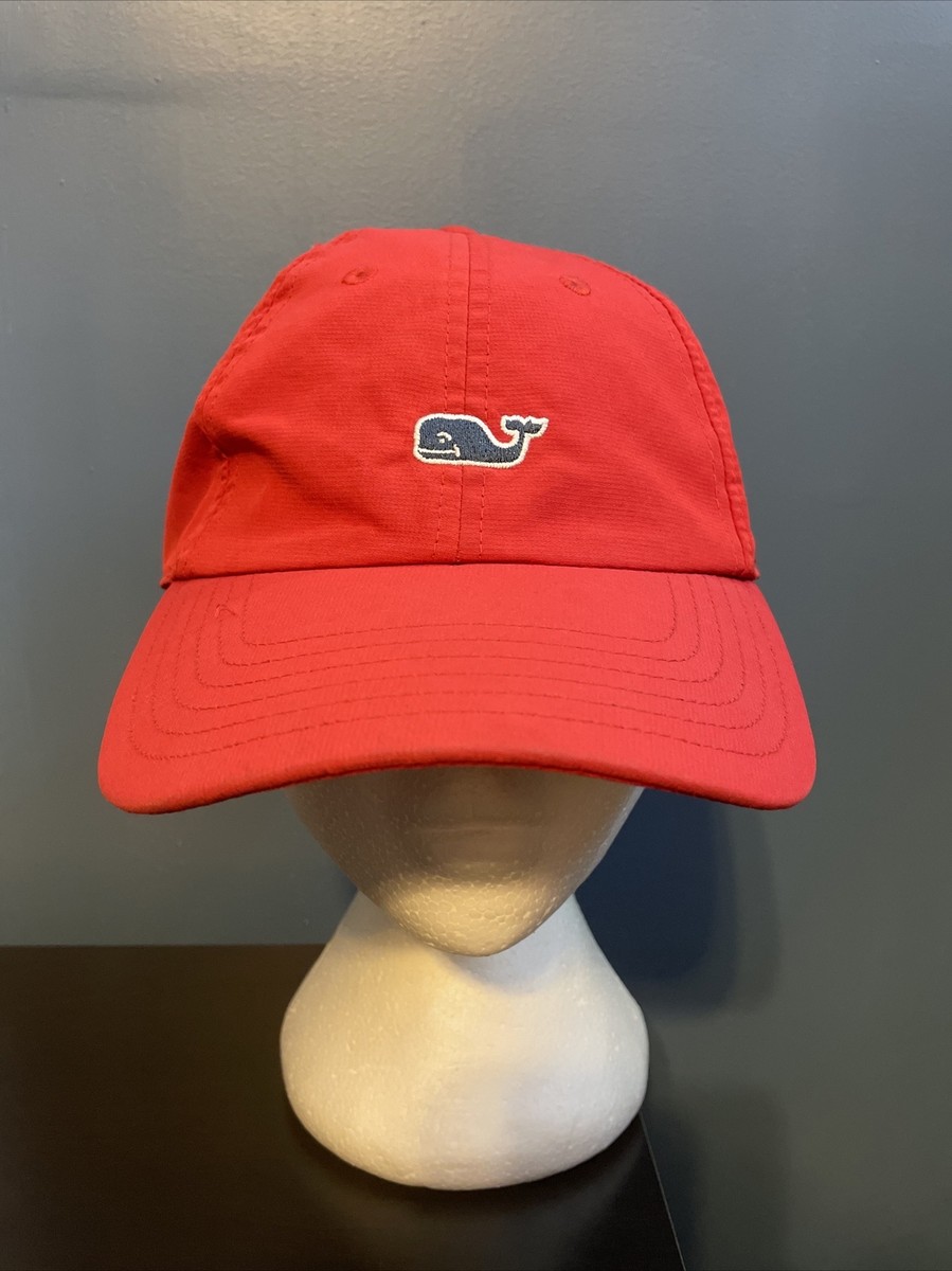 Vineyard vines men's red adjustable hat cap