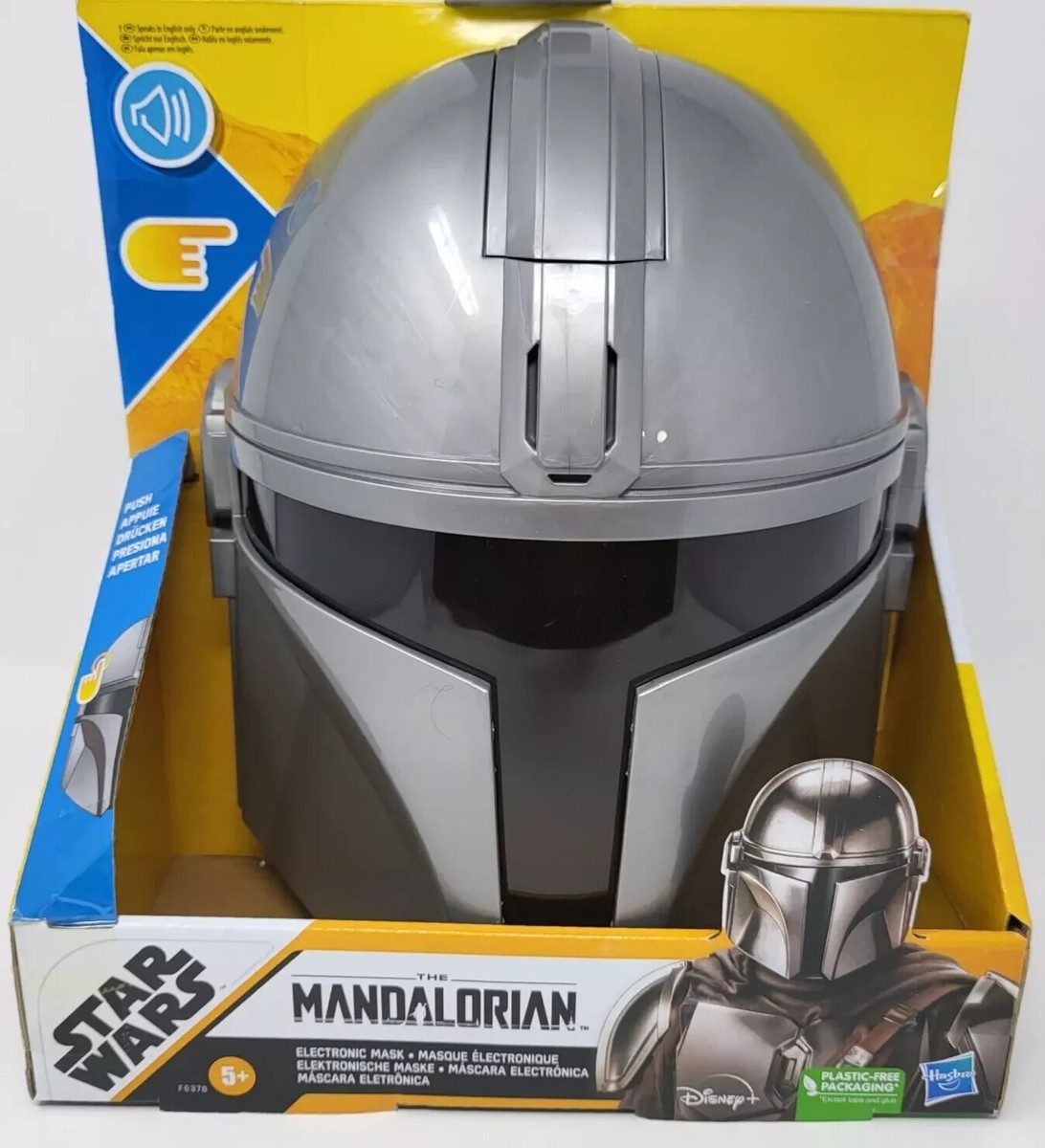 NWT Star Wars The Mandalorian Electronic Mask Hasbro Collectible