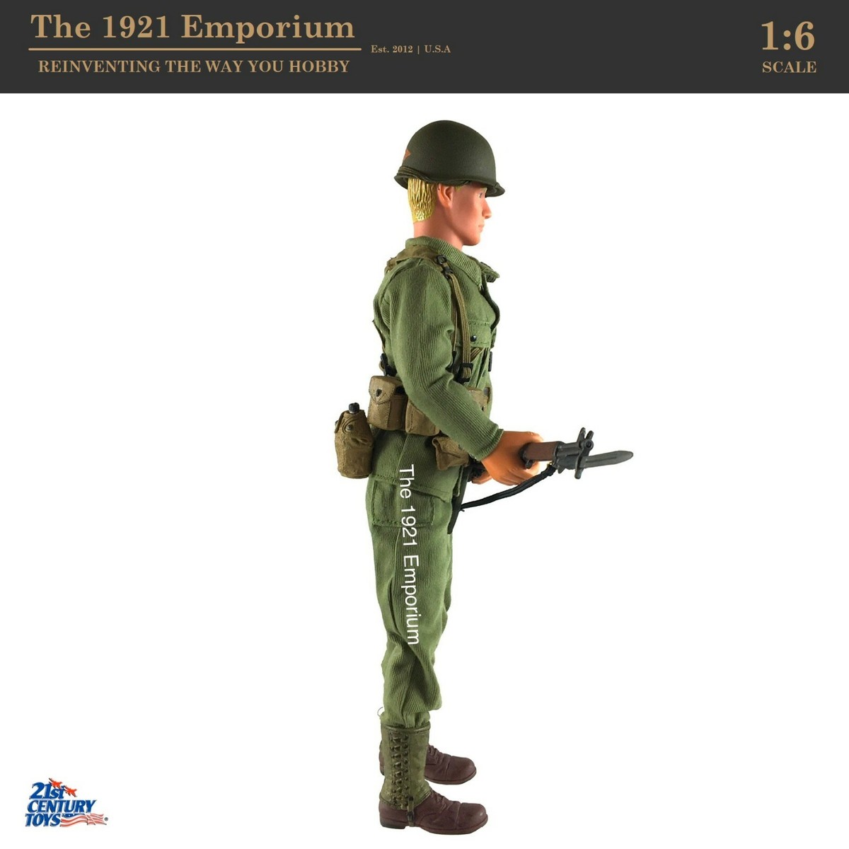 1:6 21st Century Toys Ultimate Soldier WWII D-Day US Army