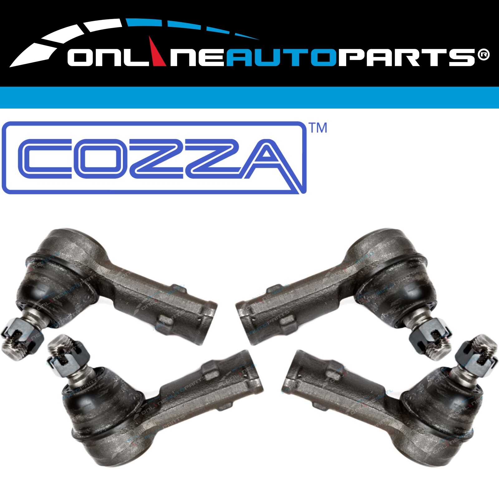 Inner + Outer Tie Rod End Set RWD + 4X4 for Holden Rodeo TF TFR TFS Ute ...