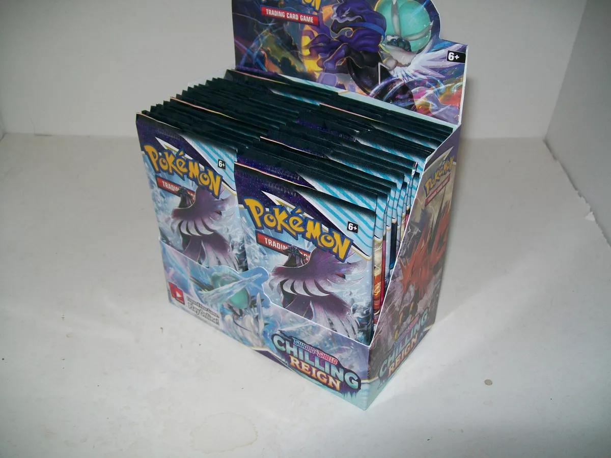 Nintendo Pokemon Sword & Shield Chilling Reign Booster Box - 190 Cards for  sale online