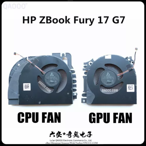 M20097-001 CPU GPU COOLING FAN FOR HP ZBook Fury 17 G7 CPU-Lüfter FAN