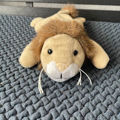 Heunec Beige Lion Cuddly Soft Plush Stuffed Wild Animal Toy Size 9 Inches