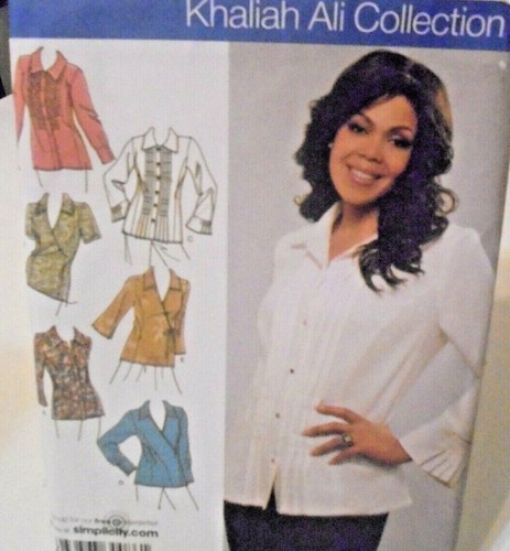 Simp. #3990 Misses Shirt Pattern-2 Front Styles-Sizes 18W-24W + B,C,D Cups-New - 第 1/5 張圖片