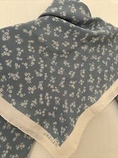 Jaeger Vintage Floral Pattern Scarf