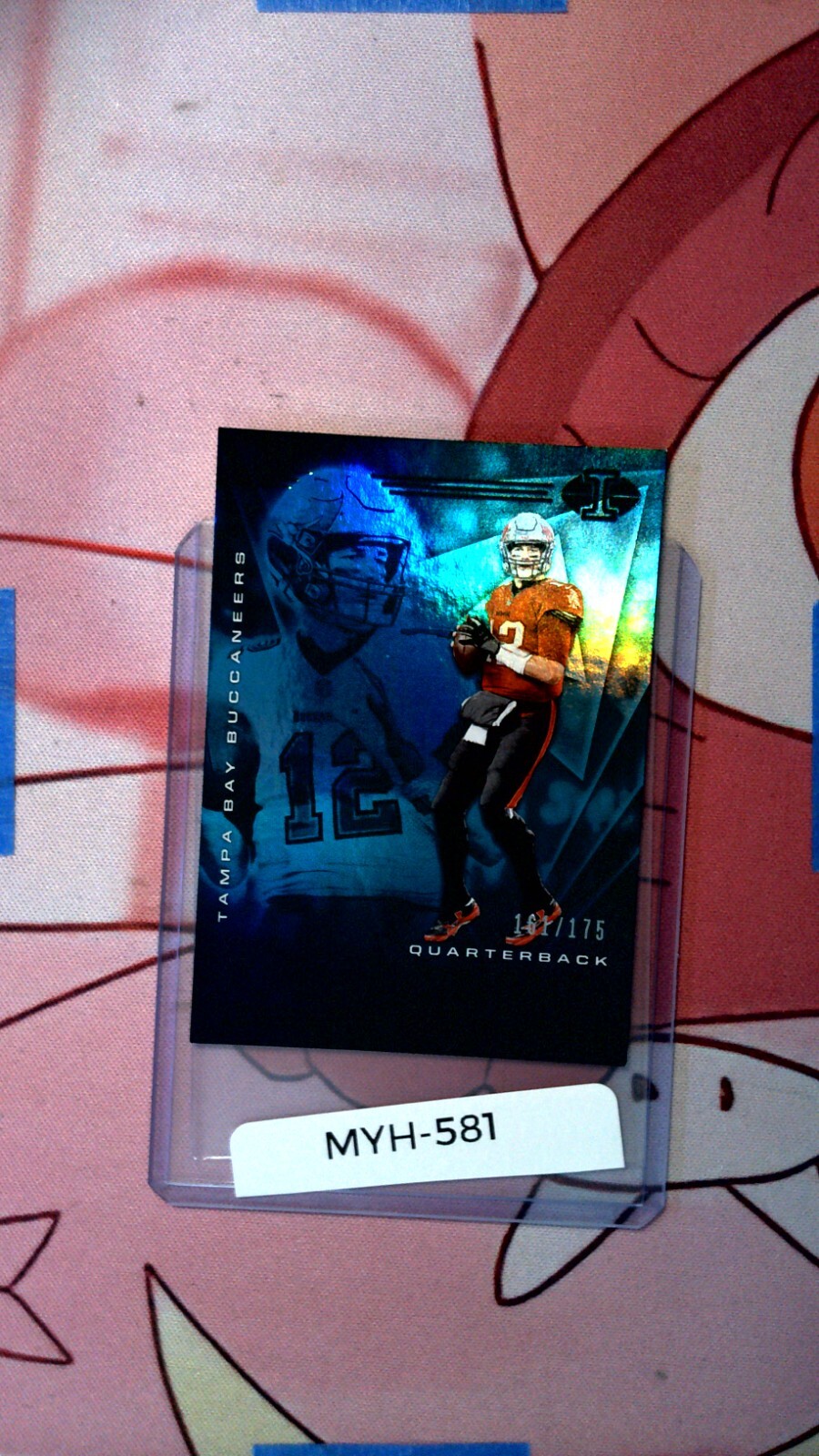 TOM BRADY 2020 ILLUSIONS #1 TEAL TROPHY COLLECTION /175