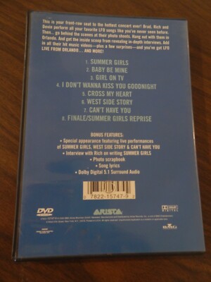 RARE DVD LFO LIVE FROM ORLANDO MUSIC CONCERT AND MORE BOY BAND
