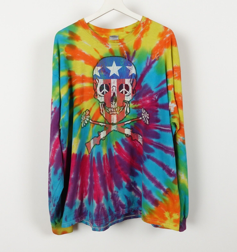 Rick Fairless Tie-Dye Strokers Dallas Custom Choppers T-Shirt Size XXL ...