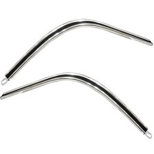 1966 Chevy Impala Rear Quarter Wrap Around Cove Moldings Pair 2 Pcs