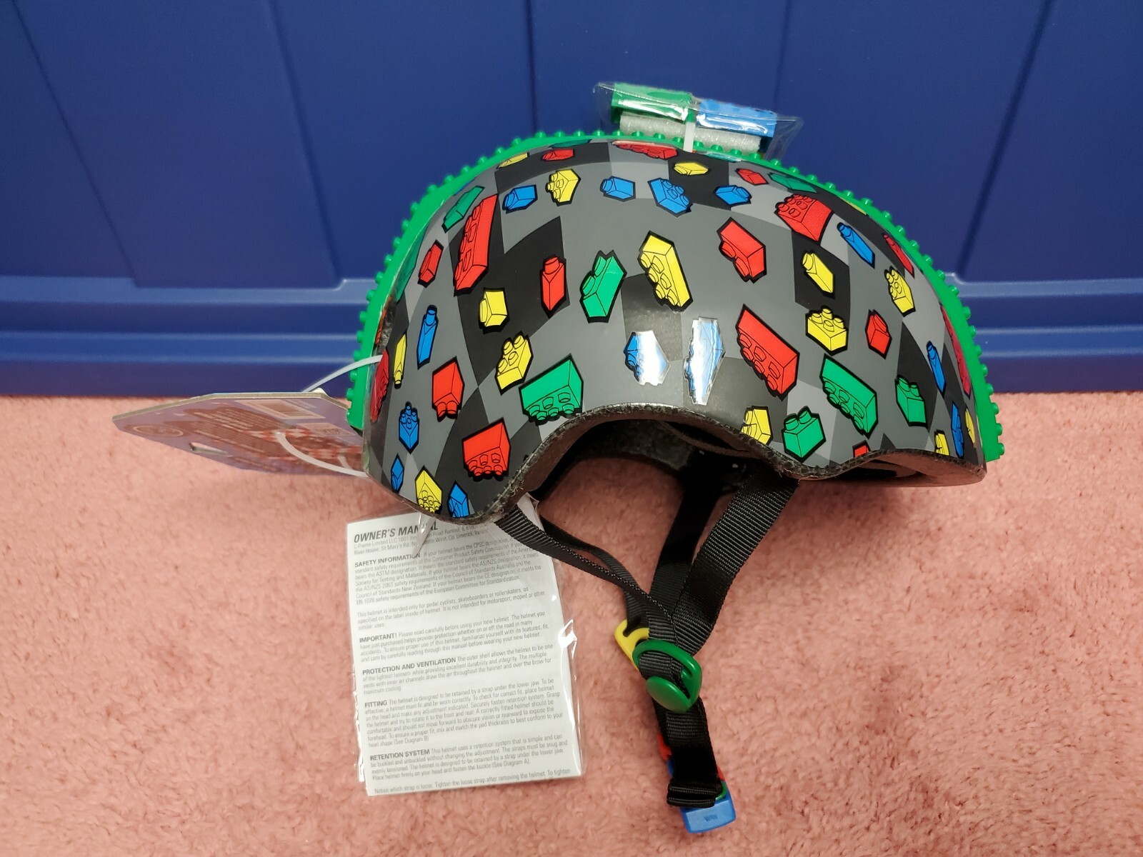 Raskullz Bike Helmet Block Hawk Bicicycle Helmet Child 5+ 50-54cm NWT