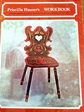 PRISCILLA HAUSER's WORKBOOK V3 4 paint decoupage 60pg booklet 1976