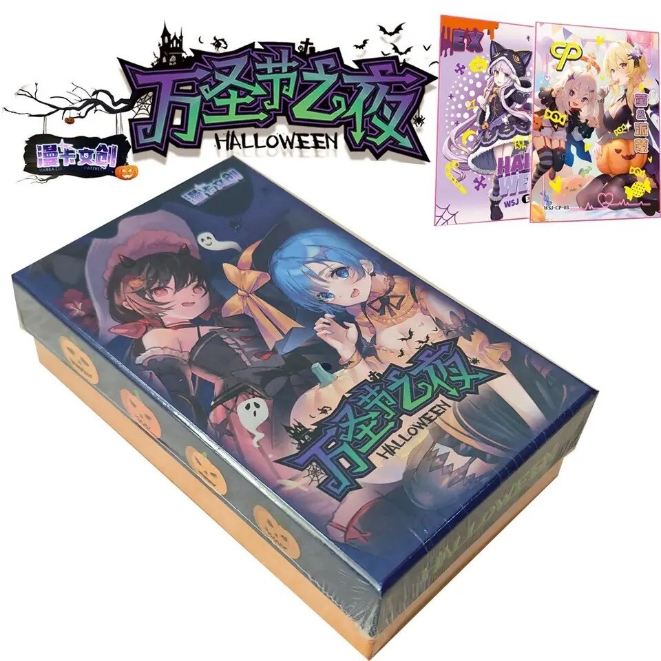 ☆5月特典☆ꕤ*˸yukochun出品✻*˸ꕤ Goddess Story Doujin - Halloween/Christmas Waifu Cards CCG Booster