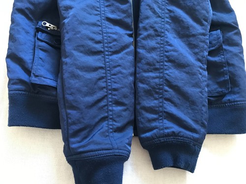 SCOTCH & SODA WOMEN'S BOMBER AVIATOR NAVY BLUE JACKET SIZE 14 - Picture 8 of 14