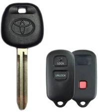 Toyota 3 Button Keyless Entry Remote HYQ12BBX + TOY43AT4 Transponder Key A+++