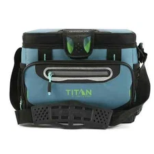 Titan by Arctic Zone 12 Can Zipperless Soft Cooler, Bali Green, 11 QT