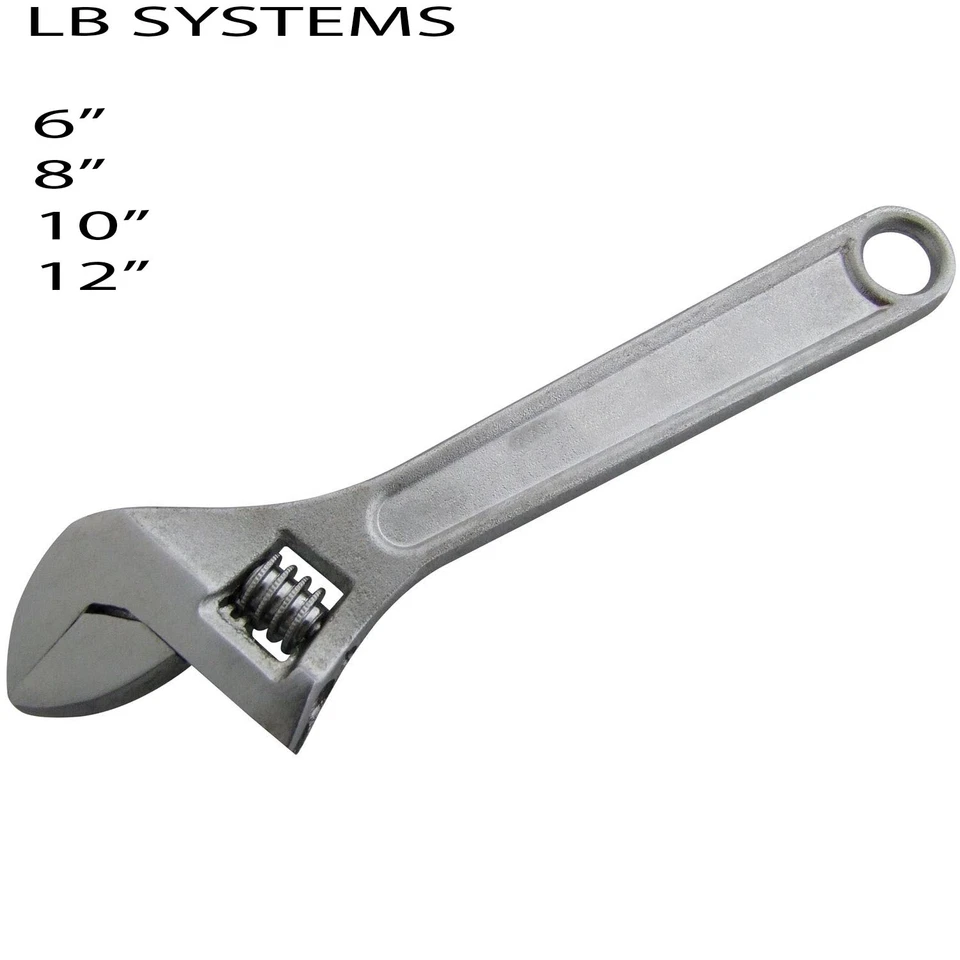 Heavy Duty 6",8",10" ,12" Inch Adjustable Spanner Pipe Wrench forged Steel