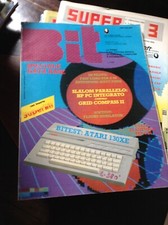 BIT RIVISTA PERSONAL COMPUTER RETRO GAMING ACCESSORI VINTAGE ATARI N°63 1985 
