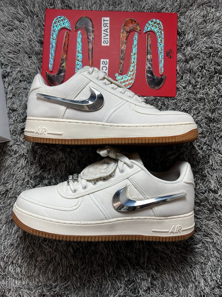 Size 10.5 - Nike Travis Scott x Air Force 1 Sail