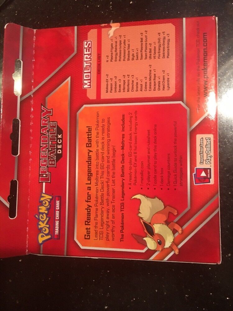  Pokemon TCG: Legendary Battle Decks, Moltres, 60 Card