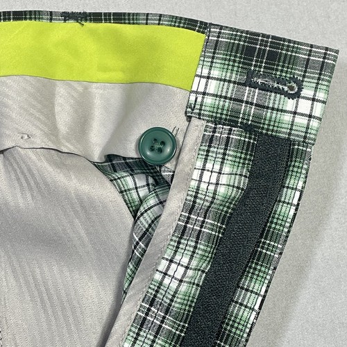 Louis Raphael Mens Shorts 38 Plaid Golf Straight Fit Modern Bradenton Pane NEW - Picture 11 of 12