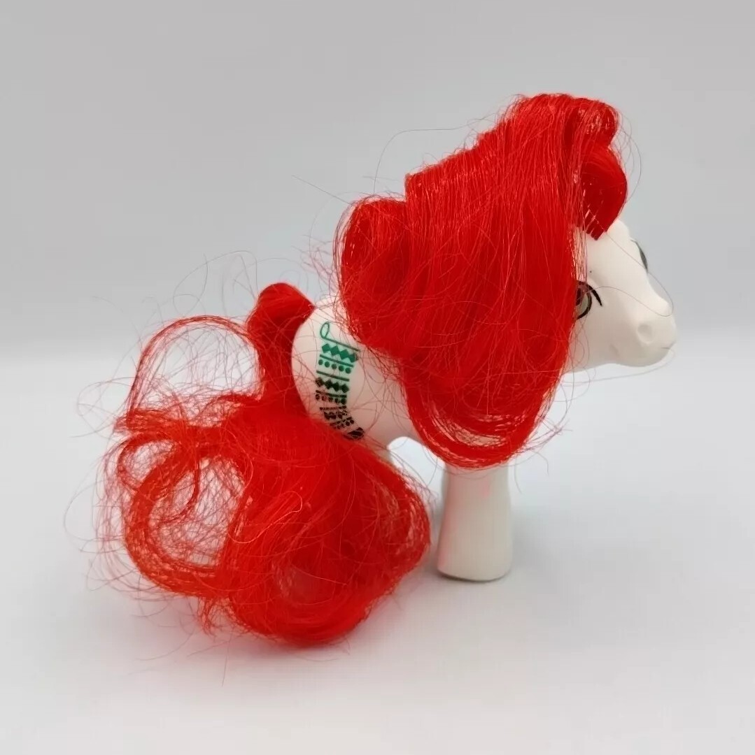 Modellino vintage My Little Pony bambino calzatura riso natalizio Krispie figura per ordine postale