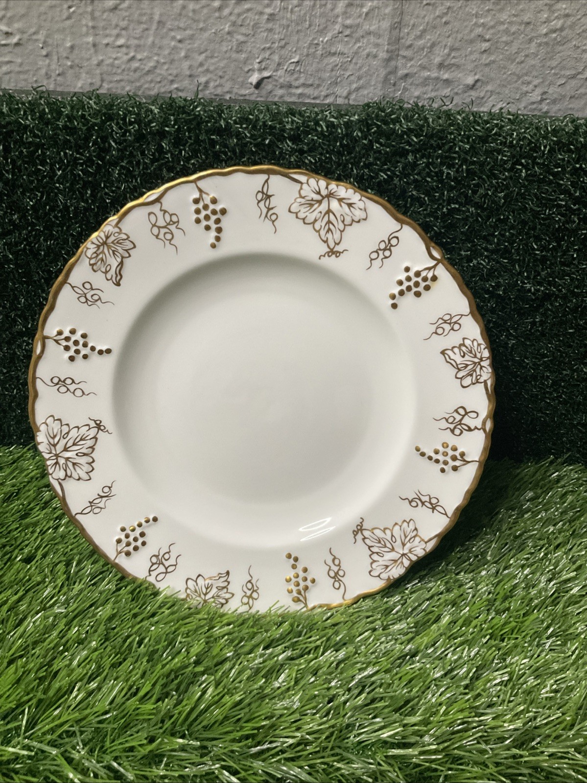1 - Royal Crown Derby Vine Gold Salad Plate 8-1/4