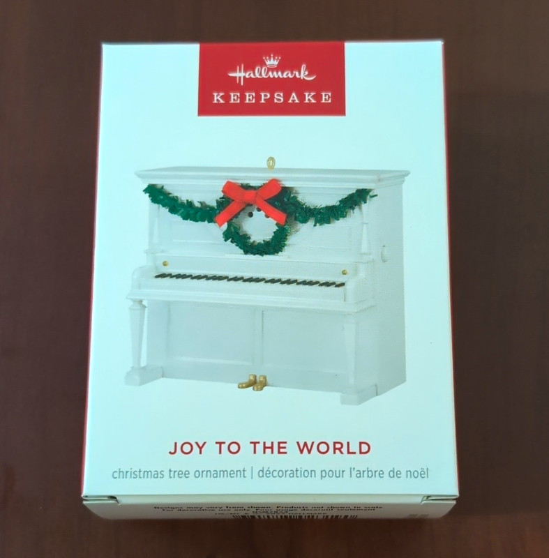 Hallmark Keepsake Joy to the World Magic Sound Piano 2024 QSM7854