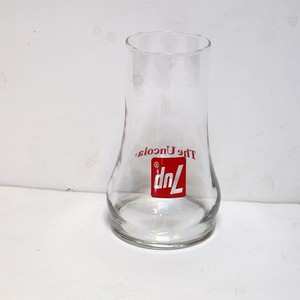 7-UP "The Uncola" Upside Down Drinking Glass