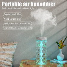 400ml USB Air Humidifier Aroma Diffuser Ultrasonic Mist Maker RGB Light
