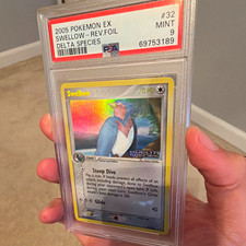 The Pokémon Company Swellow 32/113 EX Delta Species Reverse Holo PSA 9 on eBay