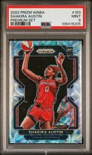 2022 PANINI PRIZM WNBA PREM SET #183 SHAKIRA AUSTIN 10/99 PSA 9