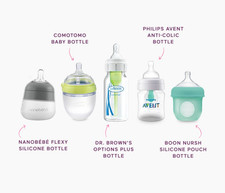 Babylist Bottle Gift Box Philips, nanob b , Comotomo, Avent, Dr Brown's, Boom 5