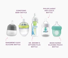 Babylist Bottle Gift Box Philips, nanobébé, Comotomo, Avent, Dr Brown's,  Boom 5