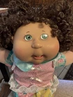 VTG 2004 Cabbage Patch Kids Doll Play Along Brown Hair Green Eyes