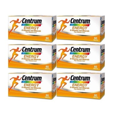 6 Boxen Centrum Energy B-Vitamine Vitamin C E Lutein & Lycopin kostenloser...