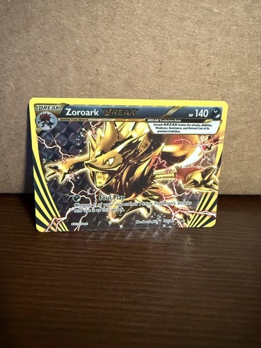 Zoroark BREAK 92/162 Holo Rare XY BREAKthrough Pokémon Card - LP