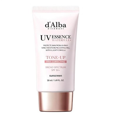 D'ALBA Waterfull Pink Tone Up Sonnenschutz 50 ml LSF 50+ PA+++
