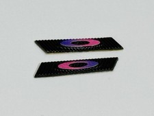 OAKLEY SUTRO SUNGLASSES REPLACEMENT SIDE LOGO ICON BLACK BASE PINK PURPLE FADE