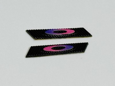OAKLEY SUTRO  SUNGLASSES REPLACEMENT SIDE LOGO ICON BLACK BASE PINK PURPLE FADE