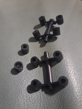 TOMY Zoids 1980's RoboStrux - Lot Of 10 Small Black Rubber Caps