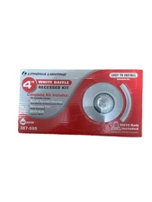 4-piece Lithonia Lighting 387-595 Recessed Kit  White