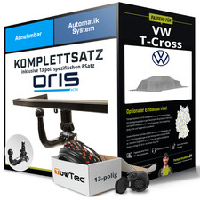 Für VW T-Cross Typ C11,D31 Anhängerkupplung abnehmbar +eSatz 13pol 08.2023- NEU