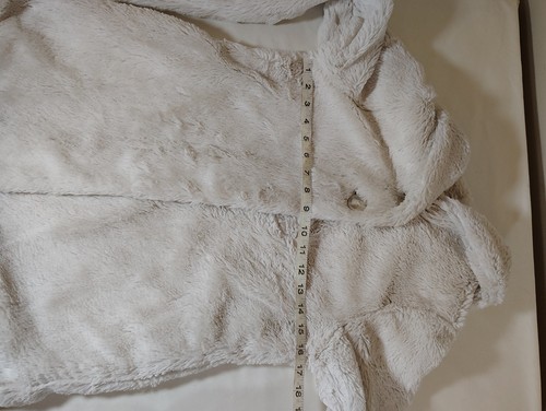 Patagonia Pelage Fleece Jacket Birch White Girls size 14/16 measurements in pic - Picture 4 of 8